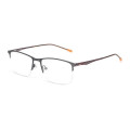 Square Half Frame Optical Glasses for Man